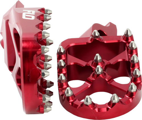 Pro Series Foot Pegs (Red)