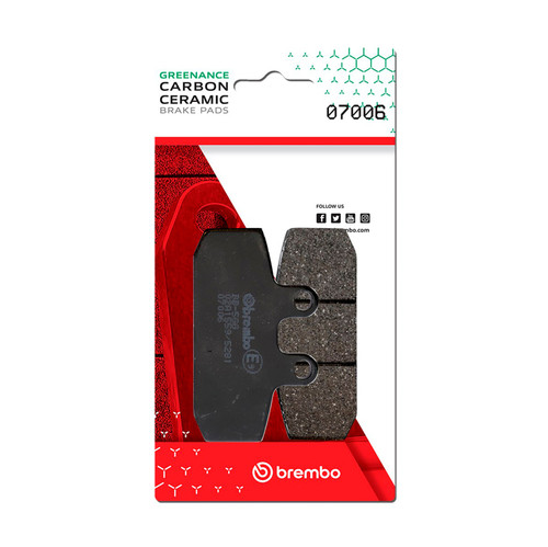 Brembo OE Aprilia Scarabeo/Aprilia Sportcity/Gilera Coguar Carbon Ceramic Brake Pad - Front