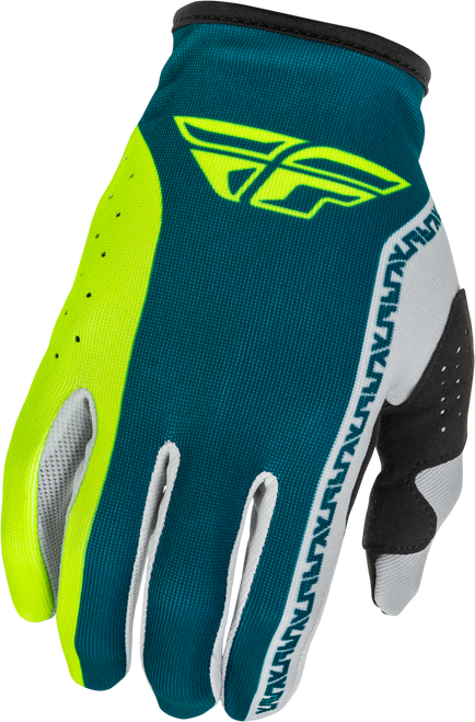 Lite Gloves Grey/Lime/Teal 2x