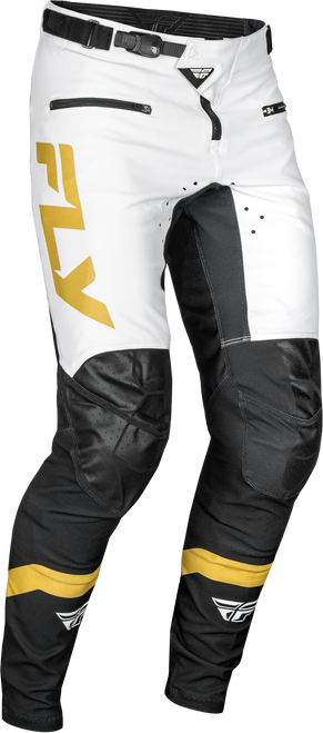 Youth Rayce Bicycle Pants White/Black/Gold Sz 20
