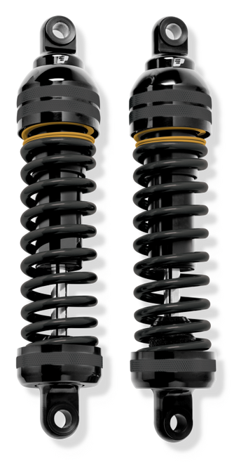Progressive Harley Ultra Low 944 Series Shocks 12.5in Heavy Duty - Blk/Gld