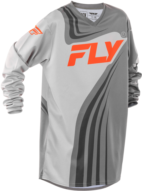 Youth F 16 Jersey Grey/Orange Ym