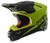 S.Tech S M8 Echo Helmet Black/Yellow Fluo/M&G 2x