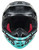 S.Tech S M8 Radium Helmet Black/Grey/Teal Lg