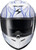 Exo T520 Helmet Nama Shimi White/Blue Md