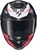 Apex Exo Warp Full Face Helmet Dilithium Blk/Red/Wht/Blue Xl