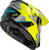 Gm 11s Ripcord Adventure Snow Helmet Hi Vis/Grey/Blue Lg