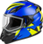 Gm 11s Ripcord Adventure Snow Helmet Matte Blue/Hi Vis Sm