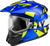 Gm 11s Ripcord Adventure Snow Helmet Matte Blue/Hi Vis Sm