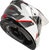Gm 11s Ripcord Snow Helmet W/Elec Shield Wht/Grey/Red 2x