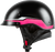 Hh 65 Half Helmet Source Full Dressed Black/Pink Sm