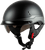 Hh 65 Half Helmet Source Full Dressed Matte Black/Silver Lg