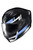 Exo R420 Full Face Helmet Pace Blue Sm