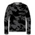 Camo Performance Ls Tee Black/Camo Lg