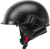 Hh 65 Half Helmet Full Dressed Twin Matte Black/Silver Md