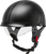 Hh 65 Half Helmet Full Dressed Twin Matte Black/Silver Md