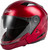 Of 77 Open Face Helmet Candy Red Xl