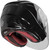 Of 77 Open Face Helmet Black Sm