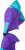 Monosuit W/Drop Seat Purple/Teal Xl