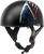 Hh 65 Half Helmet Bravery Matte Black/Red/White/Blue Md