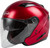Of 77 Open Face Helmet Candy Red Md