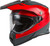 Youth At 21y Adventure Raley Helmet Matte Grey/Red Ym Youth At 21y Adventure Raley Helmet Matte Grey/Red Ym