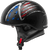Hh 65 Half Helmet Bravery Matte Black/Red/White/Blue 2x