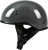 .357 Solid Half Helmet Grey Sm