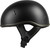 .357 Solid Half Helmet Matte Black 2x