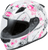 Ff 49 Full Face Blossom Helmet White/Pink/Grey Lg