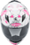 Ff 49 Full Face Blossom Helmet White/Pink/Grey Lg