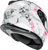 Ff 49 Full Face Blossom Helmet White/Pink/Grey Lg