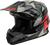 Mx 96 Splinter Helmet Black/Red/Grey Lg