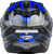 Ff 98 Full Face Apex Helmet Black/Blue Lg