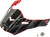Visor W/Screws Epic Red/Black/Silver At 21s/Y Visor W/Screws Epic Red/Black/Silver At 21s/Y
