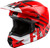 Kinetic Thrive Helmet Red/White/Black Md