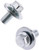 8mm Hex Head Flange Bolt 6x1.0x12mm W/16mm Washer 10/Pk 8mm Hex Head Flange Bolt 6x1.0x12mm W/16mm Washer 10/Pk