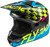Youth Kinetic Sketch Helmet Blue/Hi Vis/Black/Pink Yl