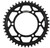 Rear Edge Sprocket Steel 43t 525 Blk Suz/Yam