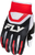 F 16 Gloves Black/Red/White Lg