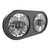8692 Led Headlight Dual 5.75" Chr Bezel