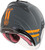 Of 77 Open Face Downey Helmet Matte Grey/Orange 3x