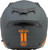 Of 77 Open Face Downey Helmet Matte Grey/Orange Sm