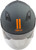 Of 77 Open Face Downey Helmet Matte Grey/Orange Sm