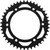 Rear Sprocket Steel 43t 520 Blk Hon