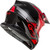 Mx 86 Off Road Revoke Helmet Black/Red 3x