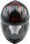 Ff 88 Full Face Precept Helmet Black/Red 3x