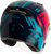 Of 87 Duke Helmet W/Led Light Blue/Red Sm