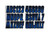 Hardline Boat Lettering Registration Kit 3 in. - 300 Blue/Black