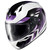 Exo R320 Full Face Helmet Alchemy White/Purple Md